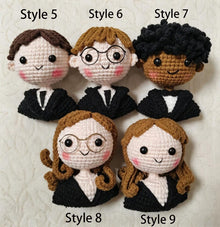 Handmade Crochet Graduation Bouquet with Graduate Doll | Personalized Graduation Gift