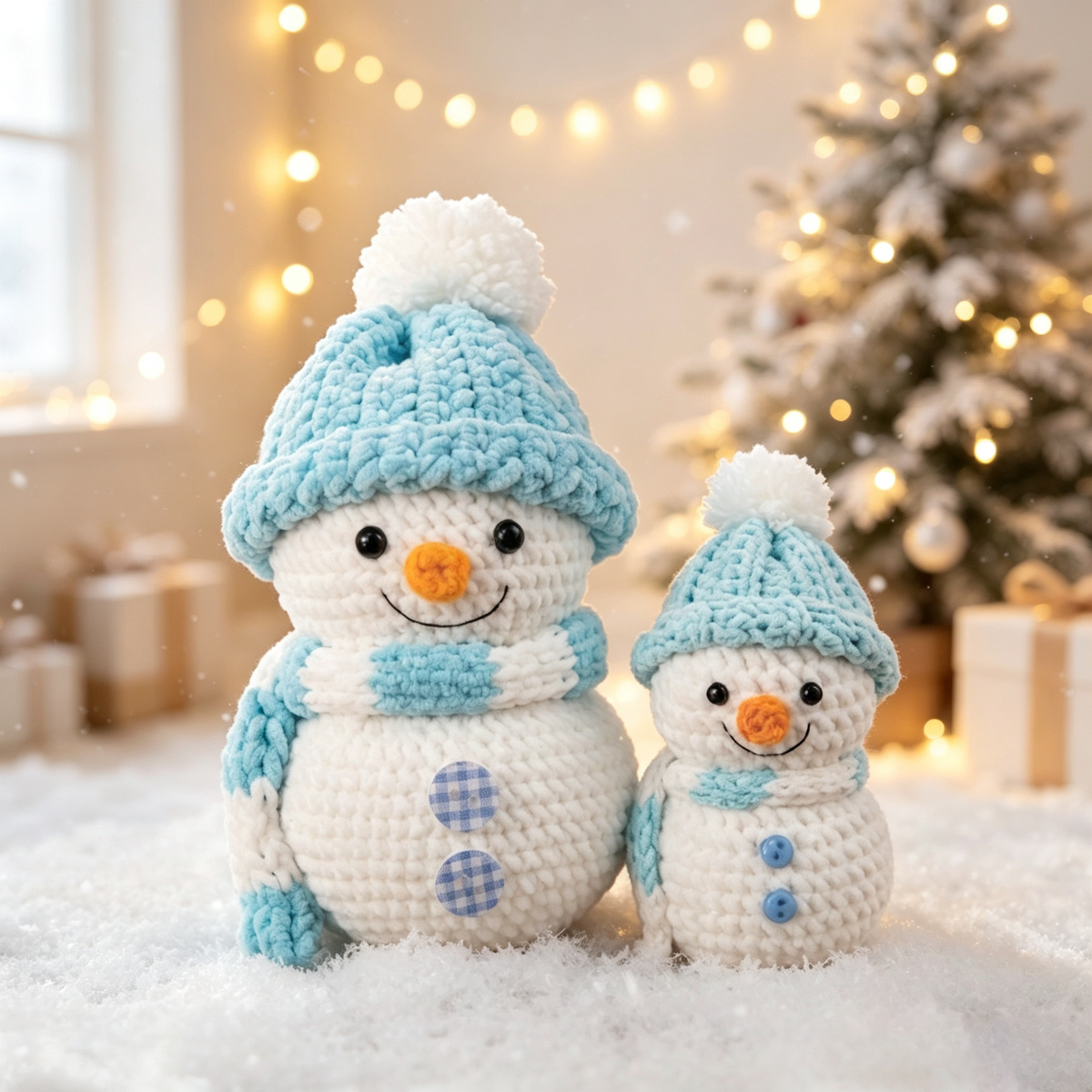 Snowman Crochet PDF Pattern