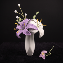 Crochet Lily, Rose & Calla Lily Bouquet