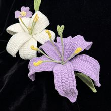 Crochet Lily, Rose & Calla Lily Bouquet